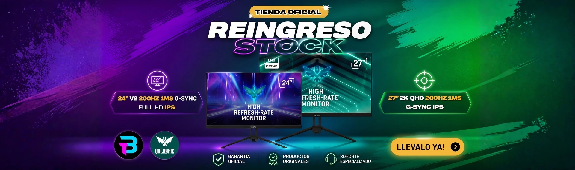 Reingreso de stock - TecnoBaireShop