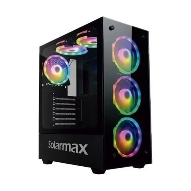 Gabinete Solarmax 6 fans rgb glass Gabinete Solarmax 6 fans rgb glass