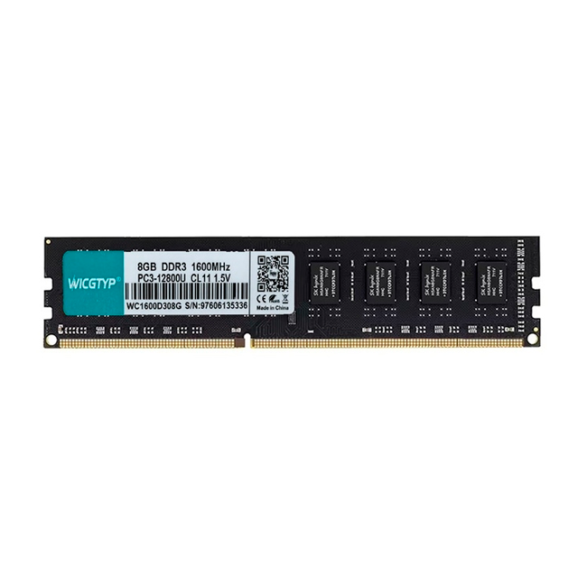 MEMORIA RAM WICGTYP 8GB DDR3 1600MHZ MEMORIA RAM WICGTYP 8GB DDR3 1600MHZ